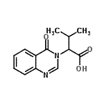 CAS#: 880810-89-9, 3-methyl-2-(4-oxoquinazolin-3-yl)butanoic acid