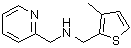 CAS#: 880812-31-7, 1-(3-Methyl-2-thienyl)-N-(2-pyridinylmethyl)methanamine