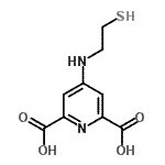 CAS#: 88090-56-6, 4-[(2-Sulfanylethyl)amino]-2,6-pyridinedicarboxylic acid