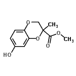 CAS#: 881027-32-3, methyl 6-hydroxy-3-methyl-2H-1,4-benzodioxine-3-carboxylate
