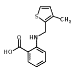 CAS#: 881445-21-2, 2-{[(3-Methyl-2-thienyl)methyl]amino}benzoic acid