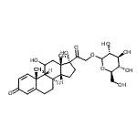 CAS#: 88158-44-5, (8alpha,9beta,14beta)-11,17-Dihydroxy-3,20-dioxopregna-1,4-dien-21-yl D-glucopyranoside