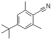 CAS#: 88166-76-1, 2,6-Dimethyl-4-(2-methyl-2-propanyl)benzonitrile