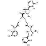 CAS#: 88217-23-6, (2Z,4S,5R)-N-{3-[(2,3-Dihydroxybenzoyl)amino]propyl}-2-(5-hydroxy-6-oxo-2,4-cyclohexadien-1-ylidene)-N-[3-({[(2Z)-2-(5-hydroxy-6-oxo-2,4-cyclohexadien-1-ylidene)-5-methyl-1,3-oxazolidin-4-yl]carbonyl} amino)propyl]-5-methyl-1,3-oxazolidine-4-carboxamide