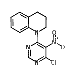 CAS 登录号：882276-62-2， 1-(6-氯-5-硝基-4-嘧啶基)-1,2,3,4-四氢喹啉