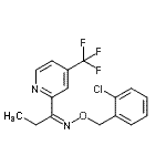 CAS#: 882747-74-2, (1Z)-N-[(2-Chlorobenzyl)oxy]-1-[4-(trifluoromethyl)-2-pyridinyl]-1-propanimine