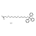 CAS#: 882847-05-4, 1,1,1-Triphenyl-5,8,11,14-tetraoxa-2-thiaheptadecan-17-oic acid hydrate (1:1)