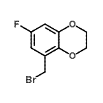 CAS 登录号：883001-22-7， 5-(溴甲基)-7-氟-2,3-二氢-1,4-苯并二氧杂环己烷