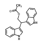 CAS#: 88321-08-8, 2,2-Di(1H-indol-3-yl)ethyl acetate