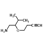 CAS#: 883516-21-0, 2-(3-Butyn-1-yloxy)-3-methyl-1-butanamine