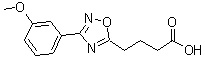 CAS#: 883546-59-6, 4-[3-(3-Methoxyphenyl)-1,2,4-oxadiazol-5-yl]butanoic acid