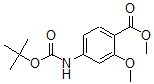 CAS#: 883555-08-6, 4-[[(1,1-Dimethylethoxy)Carbonyl]Amino]-2-Methoxy-Benzoic Acid Methyl Ester
