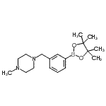 CAS#: 883738-27-0, 1-Methyl-4-[3-(4,4,5,5-tetramethyl-1,3,2-dioxaborolan-2-yl)benzyl]piperazine