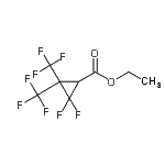 CAS#: 88382-41-6, Ethyl 2,2-difluoro-3,3-bis(trifluoromethyl)cyclopropanecarboxylate