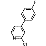 CAS#: 883874-84-8, 2-Chloro-4-(4-fluorophenyl)pyridine