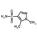 CAS#: 88398-55-4, 1,5-Dimethyl-1H-pyrazole-4-sulfonamide