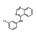 CAS#: 88404-44-8, N-(3-Chlorophenyl)-4-quinazolinamine