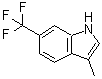 CAS#: 884494-59-1, 3-Methyl-6-(trifluoromethyl)-1H-indole