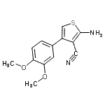CAS#: 884497-31-8, 2-Amino-4-(3,4-dimethoxyphenyl)-3-thiophenecarbonitrile