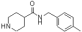 CAS#: 884497-60-3, N-(4-Methylbenzyl)-4-piperidinecarboxamide