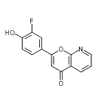 CAS#: 884500-75-8, 2-(3-Fluoro-4-hydroxyphenyl)-4H-pyrano[2,3-b]pyridin-4-one