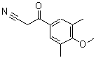 CAS 登录号：884504-21-6， 3-(4-甲氧基-3,5-二甲基苯基)-3-氧代丙腈