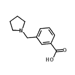 CAS#: 884507-41-9, 3-(1-Pyrrolidinylmethyl)benzoic acid