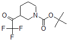 CAS 登录号:884512-51-0, 3-(2,2,2-三氟乙酰基)哌啶-1-羧酸叔丁酯