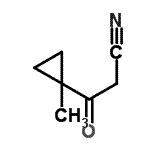 CAS#: 88485-78-3, 3-(1-Methylcyclopropyl)-3-oxopropanenitrile