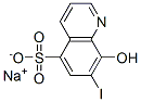 CAS 登录号：885-04-1， 8-羟基-7-碘喹啉-5-磺酸钠