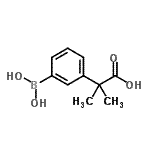 CAS#: 885068-00-8, 2-[3-(Dihydroxyboryl)phenyl]-2-methylpropanoic acid