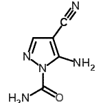 CAS#: 88511-75-5, 5-Amino-4-cyano-1H-pyrazole-1-carboxamide