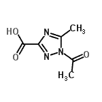 CAS#: 88513-02-4, 1-Acetyl-5-methyl-1H-1,2,4-triazole-3-carboxylic acid