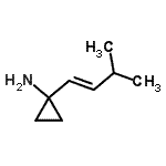 CAS#: 885268-21-3, 1-[(1E)-3-Methyl-1-buten-1-yl]cyclopropanamine