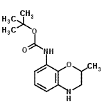 CAS#: 885268-77-9, 2-Methyl-2-propanyl (2-methyl-3,4-dihydro-2H-1,4-benzoxazin-8-yl)carbamate