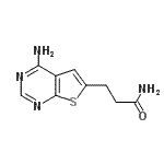 CAS#: 885268-99-5, 3-(4-Aminothieno[2,3-d]pyrimidin-6-yl)propanamide