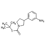 CAS 登录号：885270-24-6， 2-甲基-2-丙基3-(3-氨基苯基)-1-吡咯烷羧酸酯