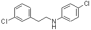 CAS#: 885270-35-9, 4-Chloro-N-[2-(3-chlorophenyl)ethyl]aniline