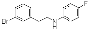 CAS 登录号：885270-45-1， N-[2-(3-溴苯基)乙基]-4-氟苯胺