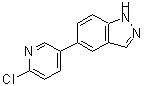 CAS#: 885271-19-2, 5-(6-Chloro-3-pyridinyl)-1H-indazole