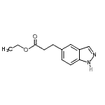 CAS#: 885271-26-1, Ethyl 3-(1H-indazol-5-yl)propanoate