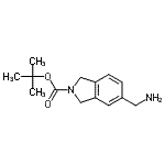 CAS#: 885271-40-9, 2-Methyl-2-propanyl 5-(aminomethyl)-1,3-dihydro-2H-isoindole-2-carboxylate