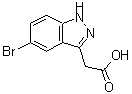 CAS#: 885271-84-1, (5-Bromo-1H-indazol-3-yl)acetic acid