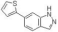 CAS#: 885272-10-6, 6-(2-Thienyl)-1H-indazole