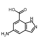 CAS#: 885272-13-9, 5-Amino-1H-indazole-7-carboxylic acid