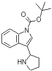 CAS 登录号：885272-31-1， 3-(2-吡咯烷基)-1H-吲哚-1-羧酸叔丁酯
