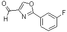 CAS 登录号：885272-95-7， 2-(3-氟苯基)-1,3-恶唑-4-甲醛