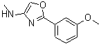 CAS#: 885273-17-6, 2-(3-Methoxyphenyl)-N-methyl-1,3-oxazol-4-amine