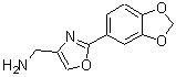 CAS#: 885273-48-3, 1-[2-(1,3-Benzodioxol-5-yl)-1,3-oxazol-4-yl]methanamine
