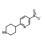 CAS#: 885274-74-8, 5-Nitro-2-(4-piperidinyl)pyridine
